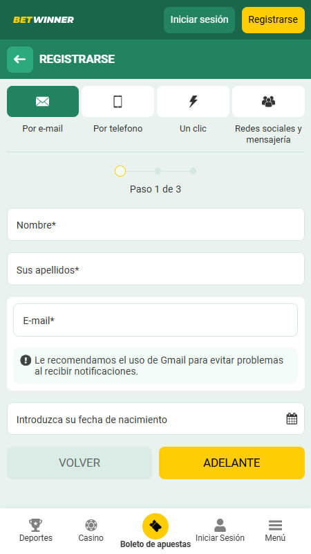 Por e-mail