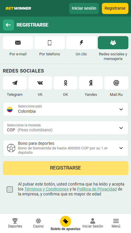 Redes sociales y mensajería