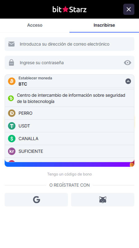 Selección de moneda (¡Crucial!)