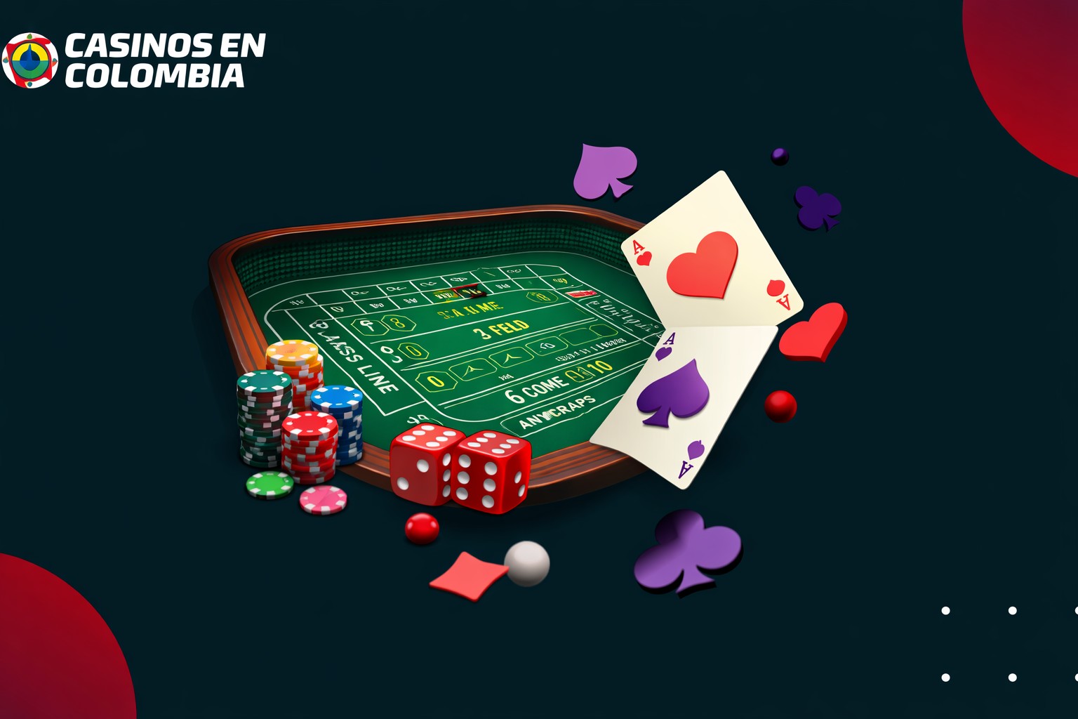 Mejores casinos de Craps online en Colombia